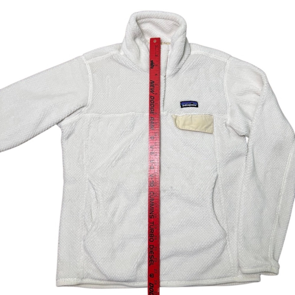 Patagonia‎ Women's Re-Tool Half-Snap Pullover White Size Medium Sweater Jacket - Picture 4 of 8